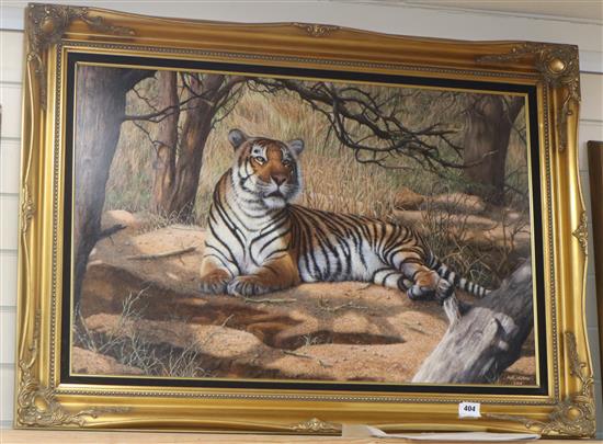 Mark Whittaker (b.1964) Hunters Day Off, signed and dated 2004, inscribed verso, 55.5 x 86cm